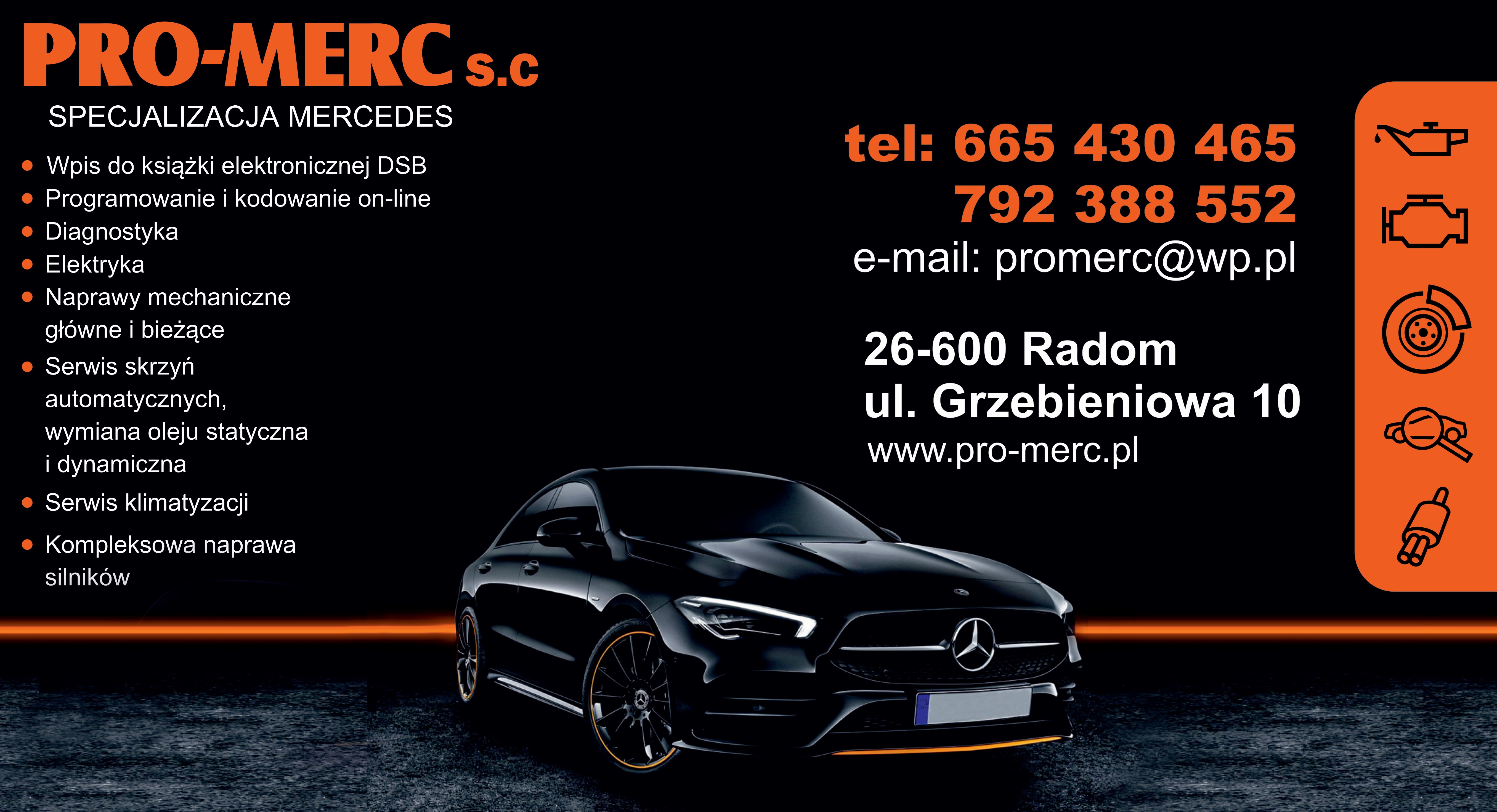 Pro-Merc Serwis Mercedes - auta RADOM auta RADOM